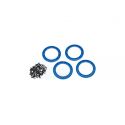 Traxxas hliníkový beadlock kroužek 2.2" modrý (4)