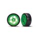Traxxas kolo 1.9", disk split-spoke zelený, pneu Drift (2) (přední)