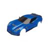 Karoserie Traxxas Chevrolet Corvette Z06 - modrá. Hotová nabarvená karoserie s potisky je tuning pro RC modely aut Traxxas na podvozku 4-Tec 2.0 1:10, 4-Tec 2.0 Ford GT 1:10 a 4-Tec 2.0 Ford Mustang GT 1:10.