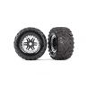 Traxxas kolo 2.8", pneu Maxx All-Terrain, disk černo-šedý (2) - nalepené pneumatiky s pěnovou vložkou na discích, unášeč 17mm.
