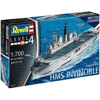 Plastic ModelKit loď 05172 - HMS Invincible (Falkland War) (1:700)