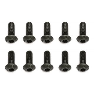M3x0,5x8mm Imbusový šroub s kulatou hlavou, 10 ks.