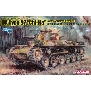 Model Kit military 6875 - IJA Type 97 "Chi-Ha" w/57mm Gun and New Hull (1:35)