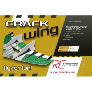 RC Factory Crack Wing Zelený