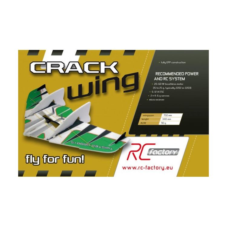 RC Factory Crack Wing rôzne farby