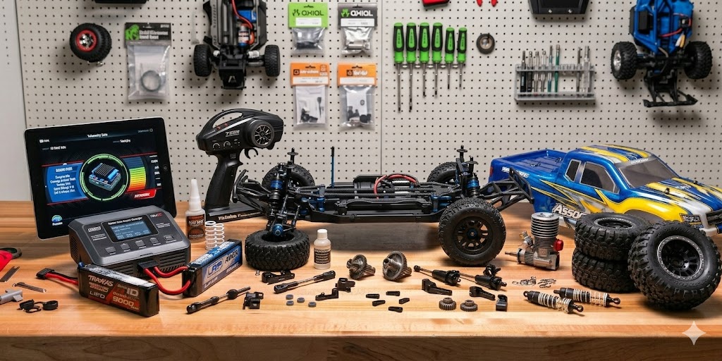 Servis a mazanie RC modelov