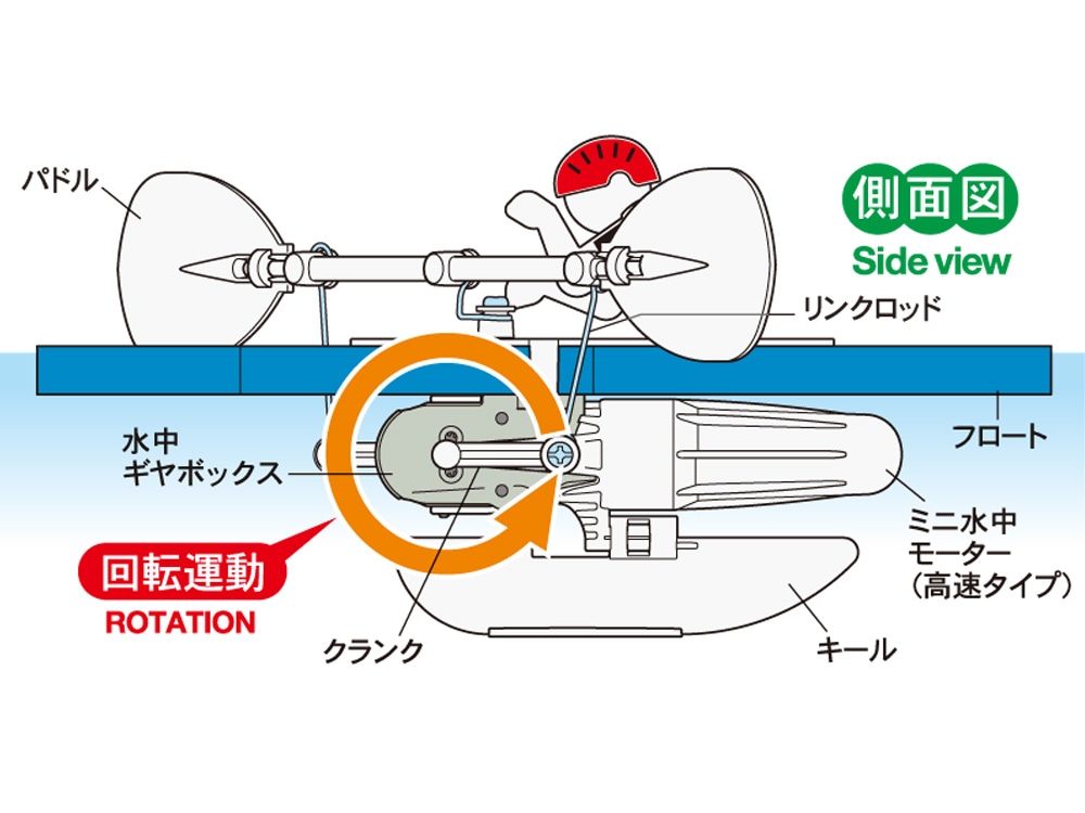 Kajak modell összetétele