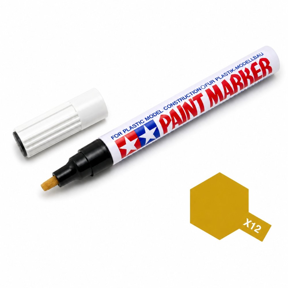 Tamiya 89012 MARKER X-12 Gold Paint Gloss