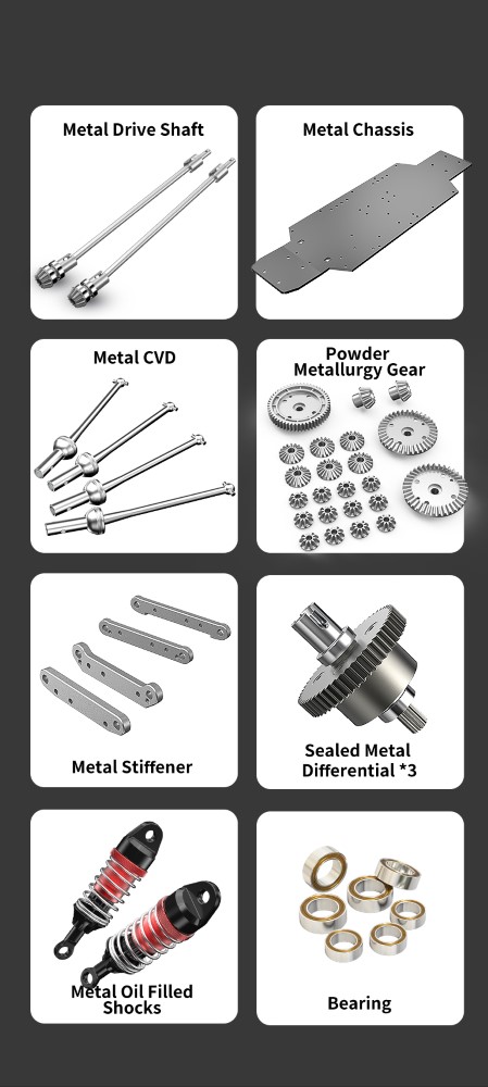 MJX Hyper GO 7304 ház részletei