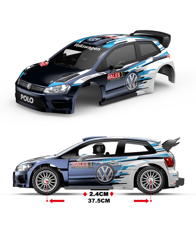 MJX Hyper GO 7304 Volkswagen Polo R WRC részletek
